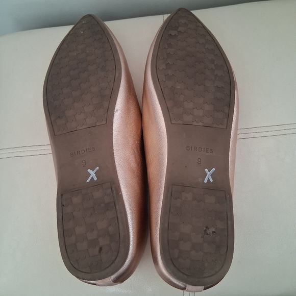 Birdies The Goldfinch Ballet Flats in Rose Gold Size 9 - Picture 6 of 12